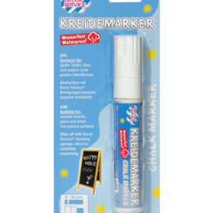 Flomaster - kreda marker vodootporan BIJELI 3-15 mm