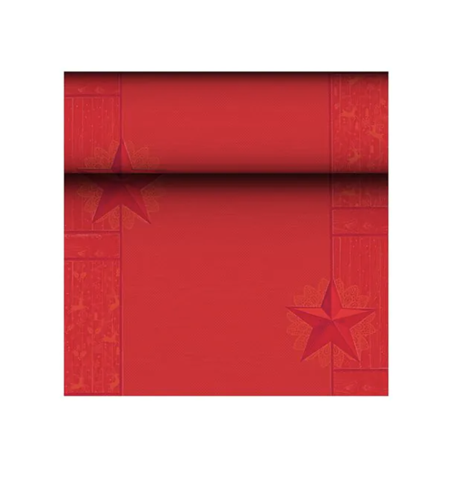 155478 Stolnjak ROYAL RISING STAR crveni PRAZNIČNI