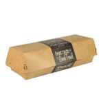 Kartonska ambalaža Snack box Good Food baguette HOT DOG 6,2x7,5x21 cm 50 kom