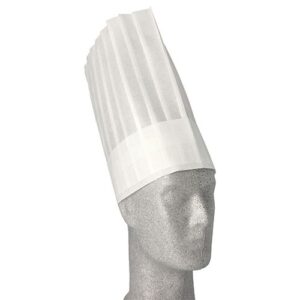 Kuharska kapa bijela visina 30 cm French classic oval