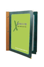 Jelovnik PVC/drvo zeleni A4 1/1 10/1 art. 15095