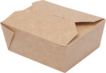 Papirnate posude LUNCH BOX smeđa M 140x100x50 mm