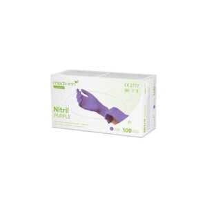 Rukavice Medi-Inn Classic VIJOLA Purple NITRIL nepudrane S 100 kom