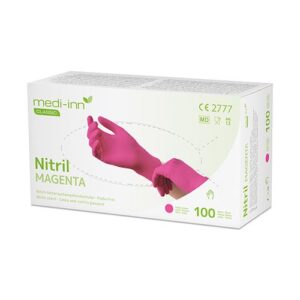 Rukavice Medi-Inn Classic PINKI Magenta NITRIL nepudrane XS 100