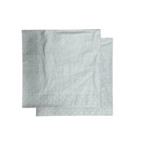 Svečane salvete 33x33/50 srebrne OKAY 50 kom u paketu