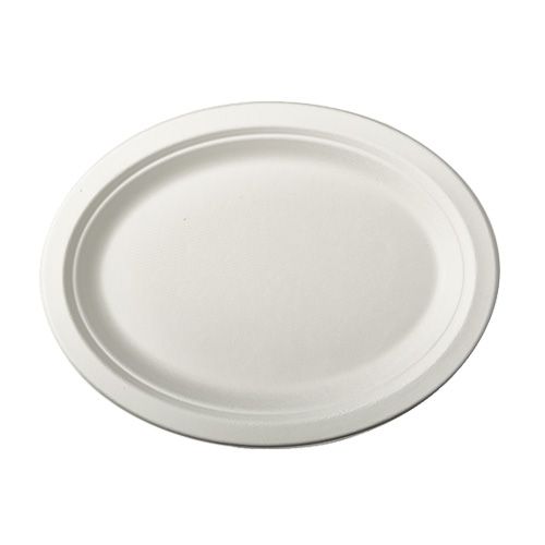 Sladkorni trs oval Tanjur ŠEĆERNA TRSKA eko fi26x19 oval pure 50 kom