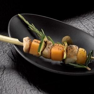 Fingerfood posudica od melamina crna 18x10x3,5cm