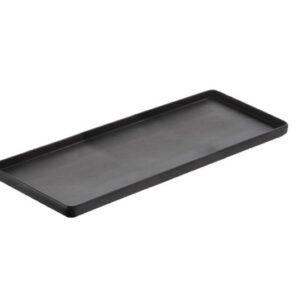 Pravokutni pladanj od crnog melamina