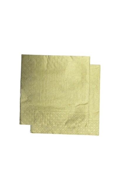 ZLATNE 33 Svečane salvete 33x33/50 zlatne OKAY 50 kom u paketu