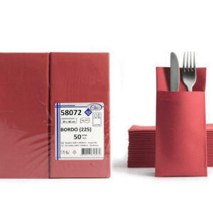 Salvete za pribor AIRLAID BORDO 39x40/50