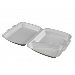 Menu box stiropor 2 dijelni 125 kom u pakeu