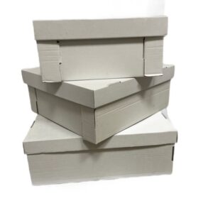 Karton za torte BIJELI 32x32x15 cm + poklopac 1 kom