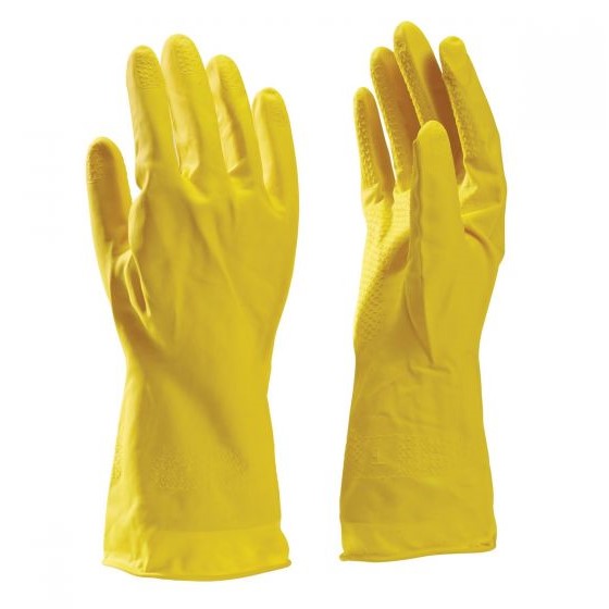 latex rumene (1) RUKAVICE lateks za kućanstvo žute 1/1 M 60/1