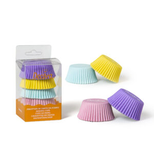 Minjon- muffin papir pastelne boje 50x32 mm 75 kom