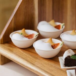 Fingerfood zdjelica šećerna trska bijela fi7,2x3cm 50 kom