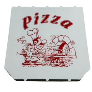 Karton za pizzu s printom CHEF FUMETTO 33x33x3cm 150 kom