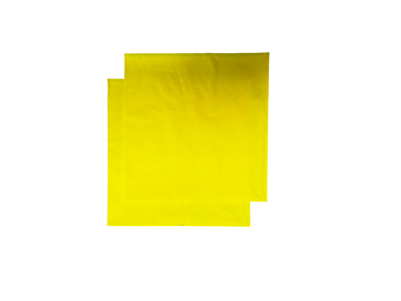 zute Salvete 33x33/50 žute 2sl SOFT FLOWER