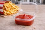 Posuda za umak s poklopcem 125ml,50kom