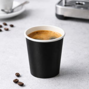 Čaše za kavu coffee to go CRNE 1 dl, 50 kom