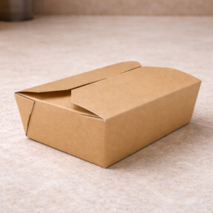Papirnata posuda LUNCH BOX smeđa XL 215x160x63mm 2250 ml ,50 kom