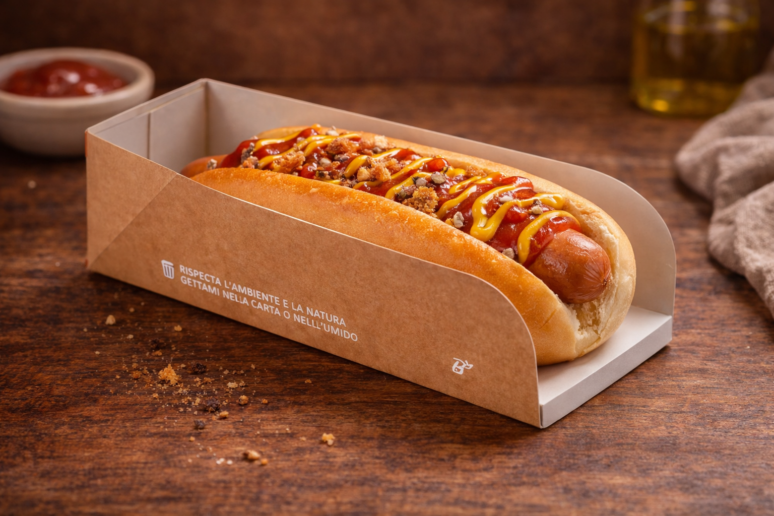 4af32593-a819-4f3b-b636-25c2ab61fedc (1) Kartonska ambalaža za hot dog - duga smeđa 25x7x5 cm ,50 kom