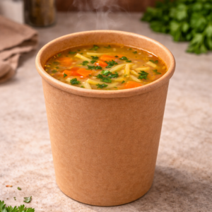 KRAFT posudica za juhu SMEĐA 480 ml , 25 kom