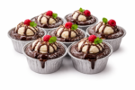 Aluminijska posuda za muffine, panna cottu fi 87x38mm, 135ml, 100 kom
