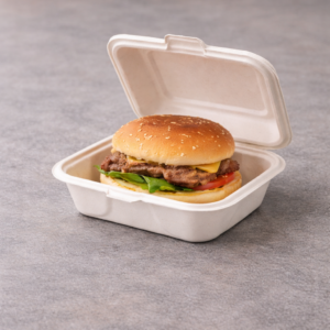 Kutija za hamburgere od šećerne trske 15 x 15, 125 kom