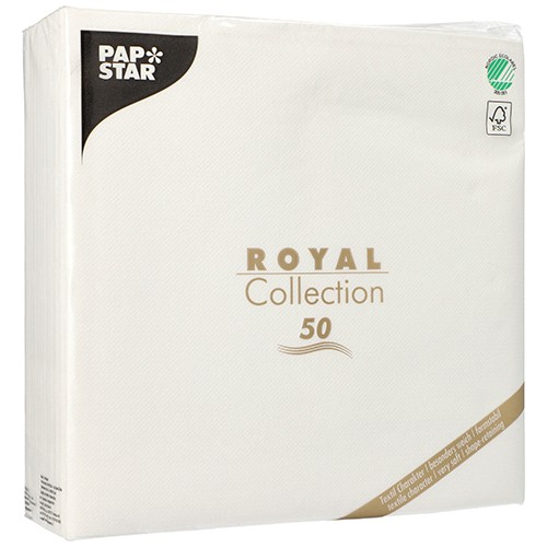 royal 48 Salvete 48x48 KRALJEVSKO BIJELE,50 kom