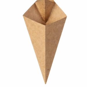Kartonska ambalaža za pomfrit s podlogom za umak 22X9,5X16,2 cm, 50 kom