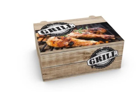 grillhouse_qsf3g Kartonska ambalaža s metaliziranim PET premazom 19x14,5x8 cm GRILLHOUSE, 1 kom