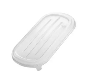 PP poklopac za ovalne posude od šećerne trske 500/700/850/1000 ml 20x12cm, 50 kom