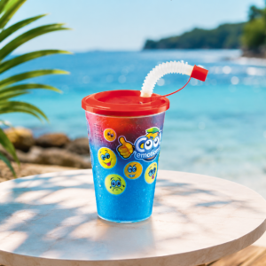 PP Boca za slushy emoji 350 ml, 1 kom