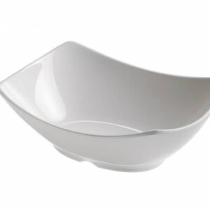 Pravokutna zdjela od melamina bijela 17x13x6,2 cm - 400 ml, 1 kom