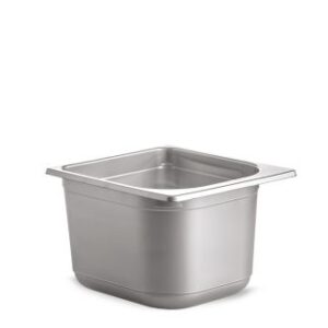 PS banjica za sladoled 2,3L 16,5x18 cm siva + PET prozirni poklopac, 1 kom