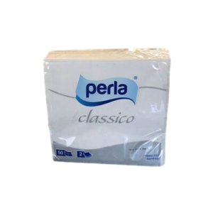 Salvete 33x33 bijele 2sl PERLA, 50 kom