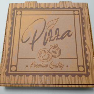 Karton za pizzu smeđi 33x33x4cm TOMATO, 100 kom